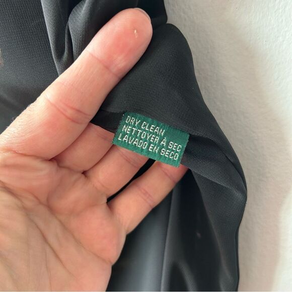 NWT Vintage Ralph Lauren Floral Foliage Silk Midi/Maxi Lined Dress - Picture 12 of 12